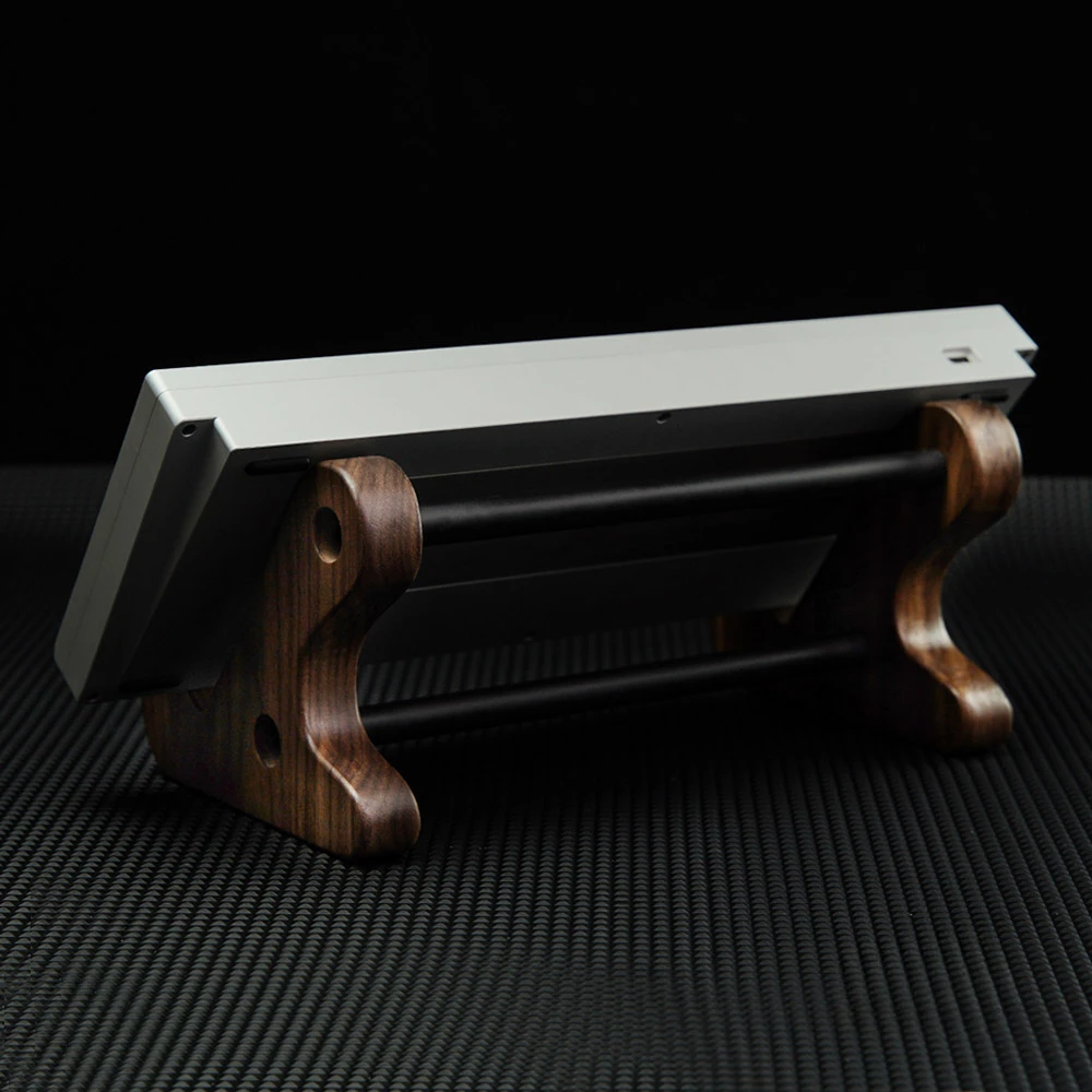 

Держатель для клавиатуры ECHOME из черного ореха, механическая подставка для клавиатуры, органайзер для отображения периферии, «сделай сам», аксессуары для хранения планшетных ПК