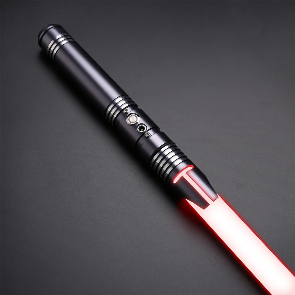 

RGB Lightsaber Swing Heavy Dueling Metal Handle Laser Sword 14 Changing Color with Force FX Blaster FOC Lock Up Kids Toys Gifts