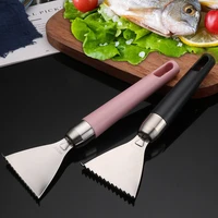 304 stainless steel fish scale planer household manual fish scale scraper knife kitchen gadgets accessories poultry lifters