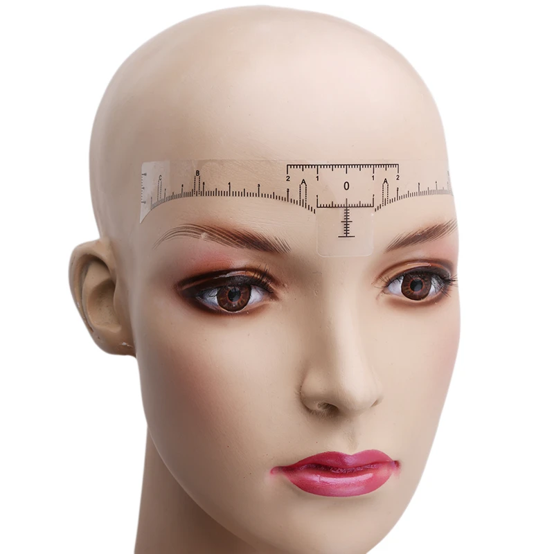 

10/50/100Pcs One-Time Semi Permanent Eyebrow Ruler Stick Eyebrow Design Tattoo Standard Feet Positioning Ruler Makeup Tools