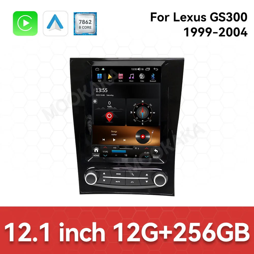Автомобильный радиоприемник с сенсорным экраном для Lexus GS300 1999-2004 Android GPS автомобильный мультимедийный радиоприемник стереоприемник головное устройство (art.: 3920ceef8bb26) - 3920ceef8bb26