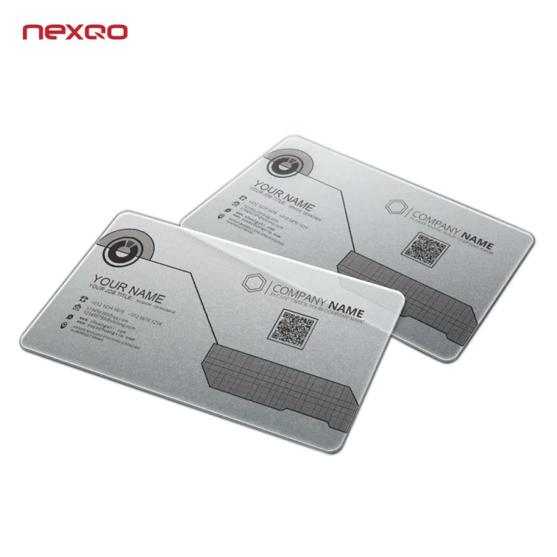 

Индивидуальный дизайн BC02 NFC RFID индивидуальная печать пластиковая ПВХ прозрачная уникальная роскошная визитная карточка