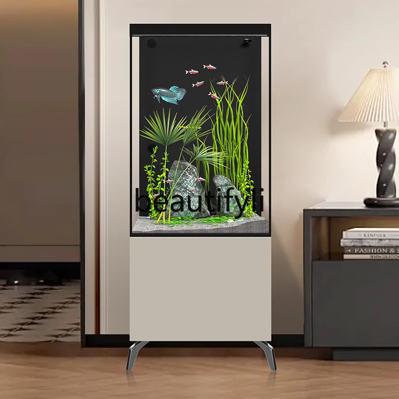 Маленький квадратный резервуар для гостиной нижний фильтр шкафа ультрабелый