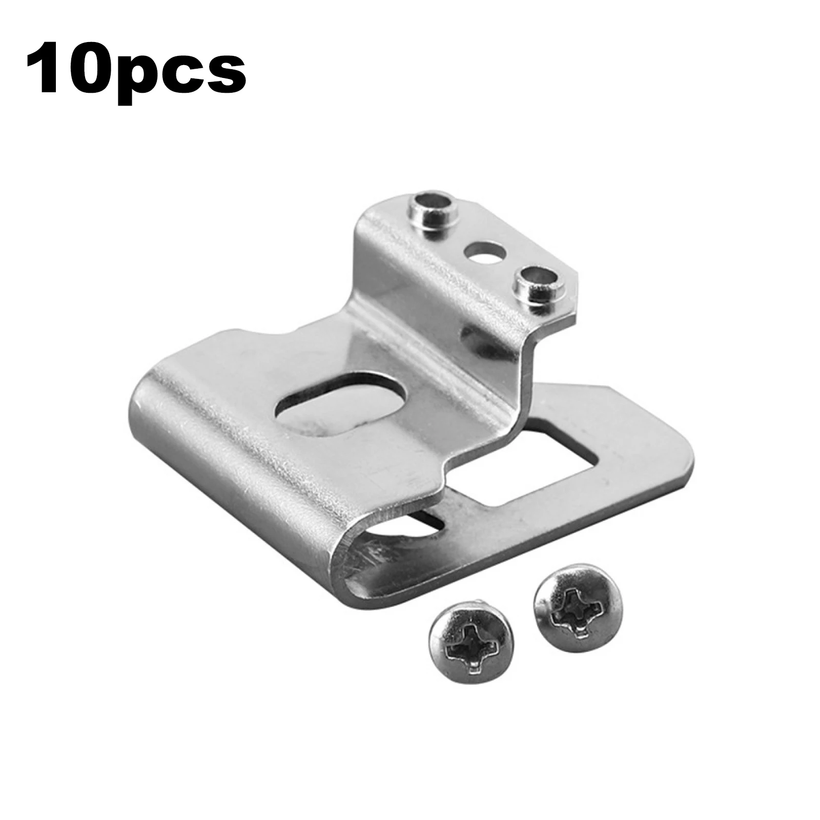 10Pcs/Set Replacement Stainless Steel Belt Clip Hook For Milwaukee M18 Impact Driver Tools Drill Holder Accessories Durable Clip