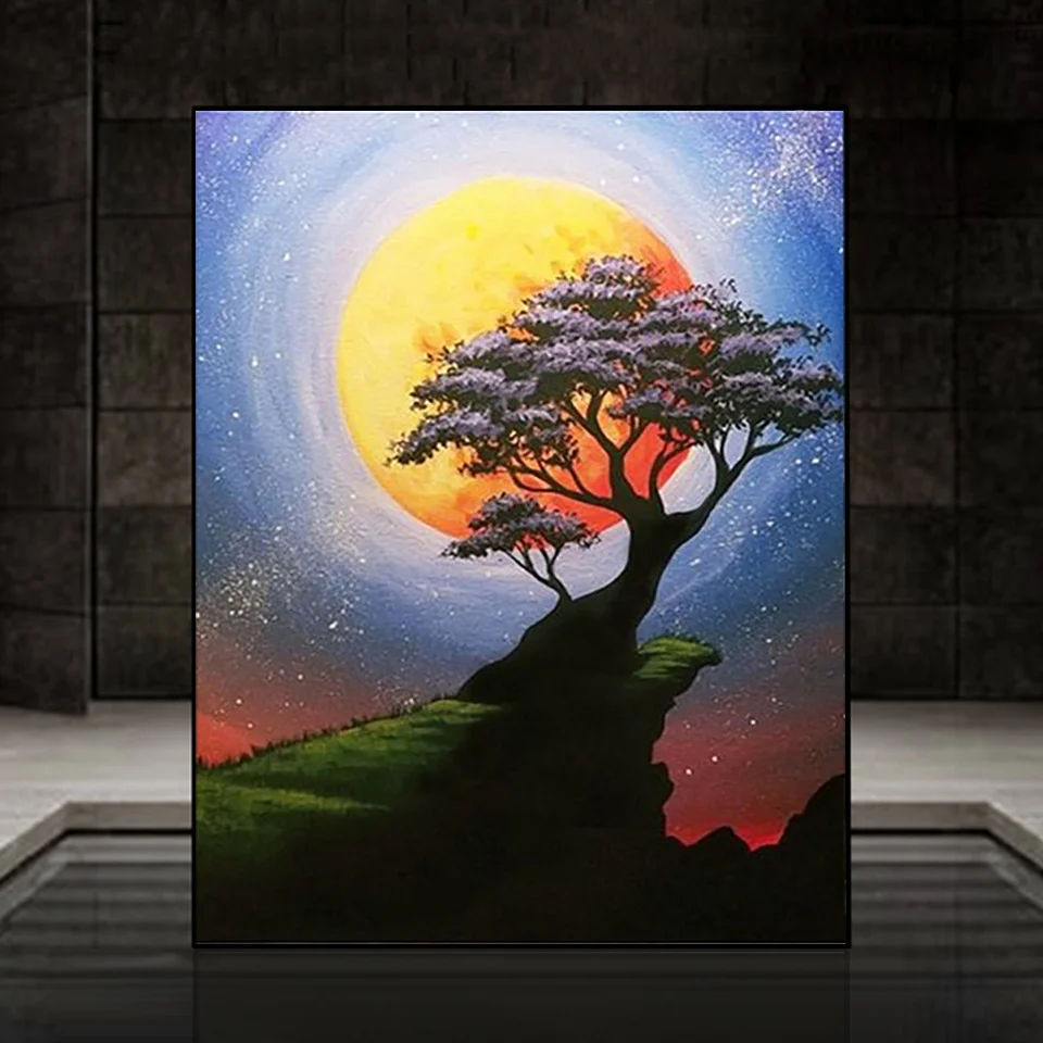 

Картина с изображением звездного подсолнуха Винсента Виллема ван гога 5D, сделай сам, алмазная живопись цветочным рисунком