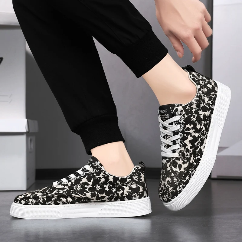 Мужские повседневные удобные туфли большого размера спортивная обувь на четыре