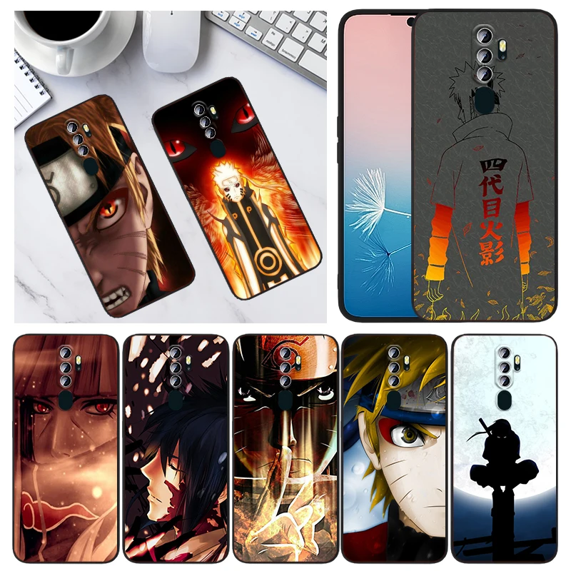 

Hot Cartoon Naruto Kakashi For OPPO A94 A93 A74 A73 A72 A53S A53 A55 A31 A16K A12E A1K A12 A11 A9 A5 2020 Black Phone Case Capa