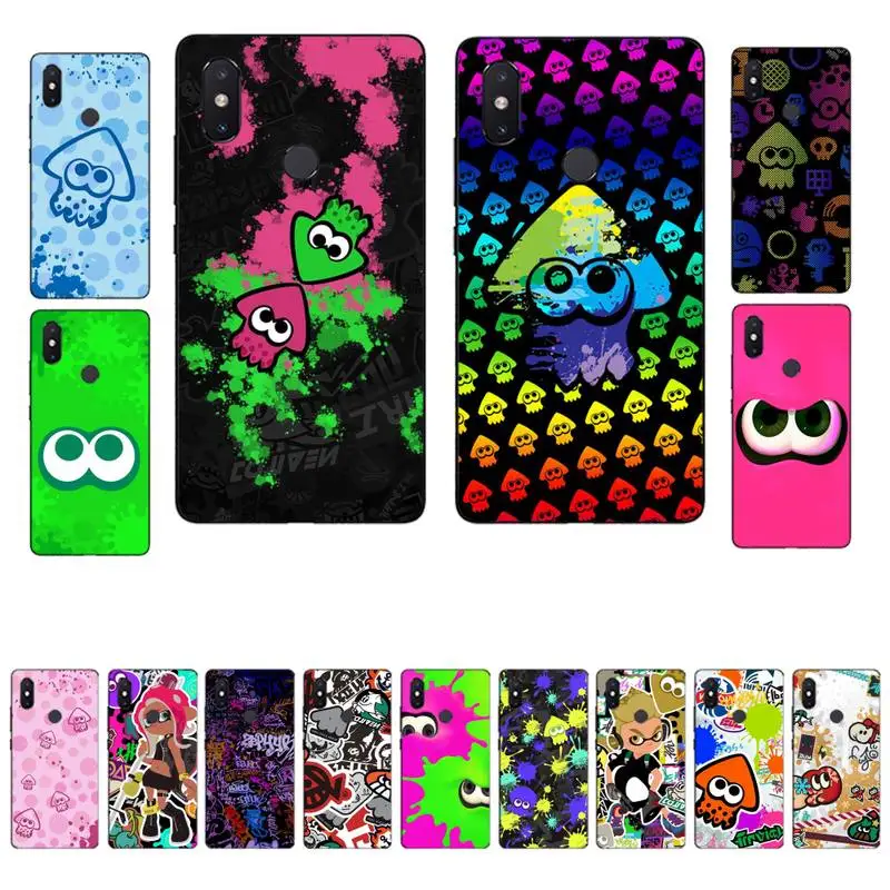 

Jogo splatoon Phone Case for Xiaomi mi 5 6 8 9 10 lite pro SE Mix 2s 3 F1 Max2 3