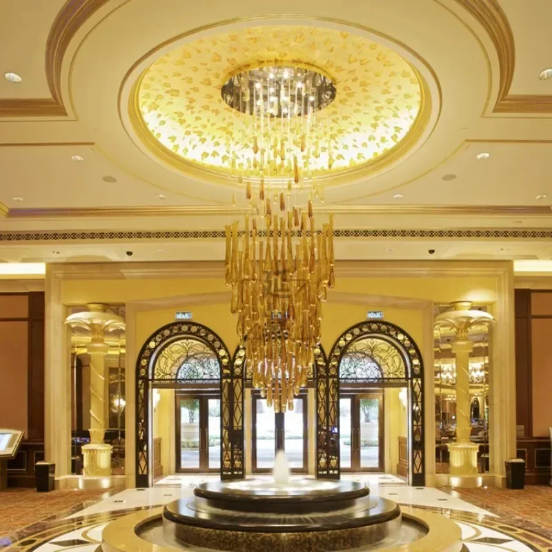 Современная стеклянная Хрустальная Потолочная люстра подвесная для лофта