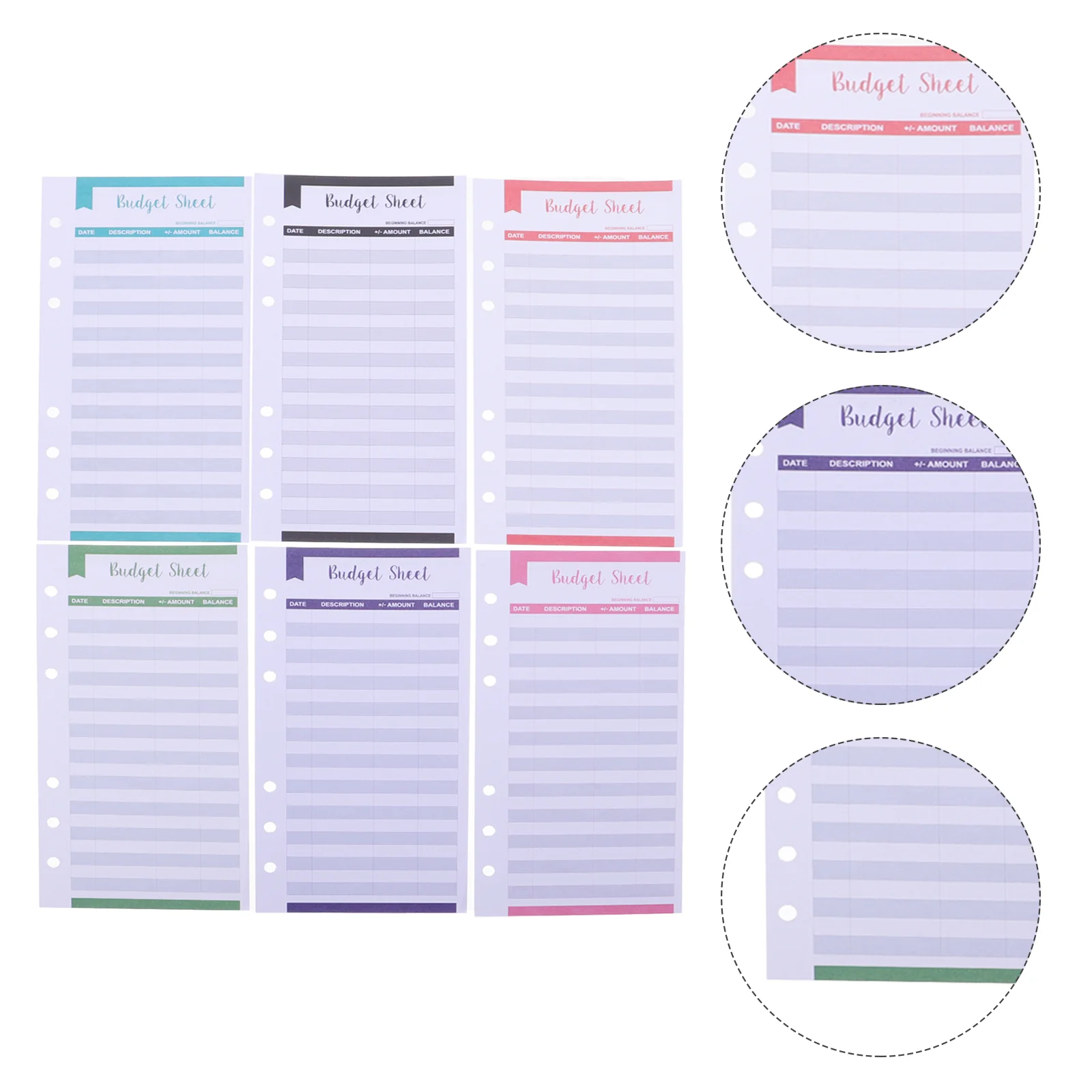 

Budget Binder Cash Sheets Envelopes Money Expense A6 Paper Planner Sheet Organizer Budgeting Envelope Stuffing Inserts Leaf