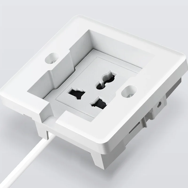 Европейская универсальная настенная розетка скрытая многорозетка французская