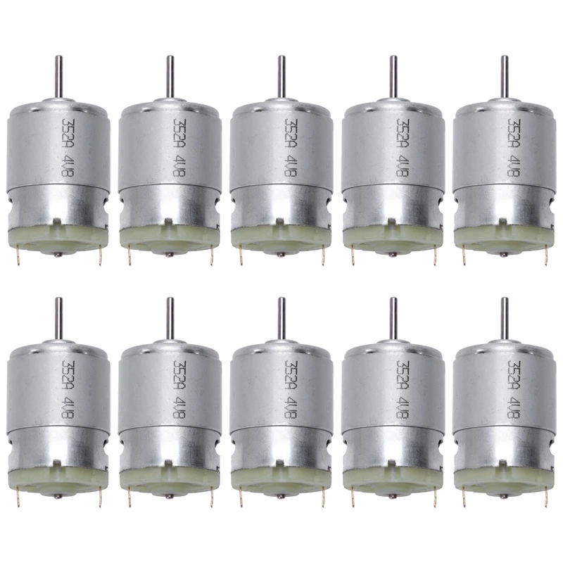 

10X RS380 DC 1.5-18V 30000RPM Micro Motor 38X28mm For RC Model Toys DIY, Silver