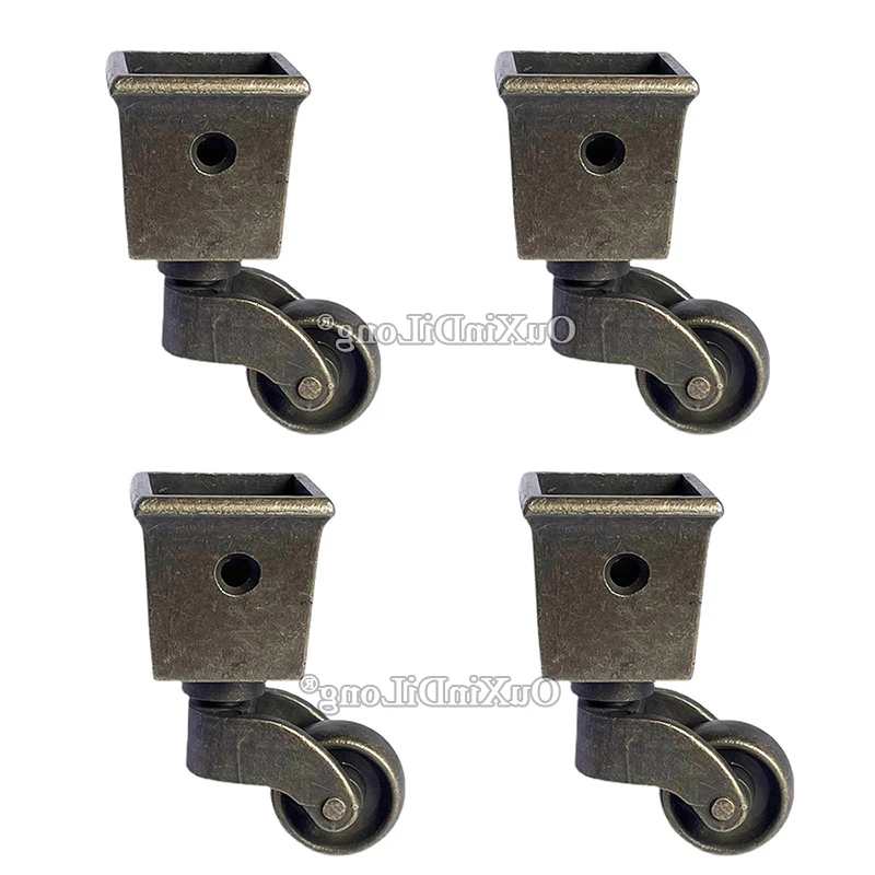 Sofa Legs Square Cup Universal Wheels Antique Castors