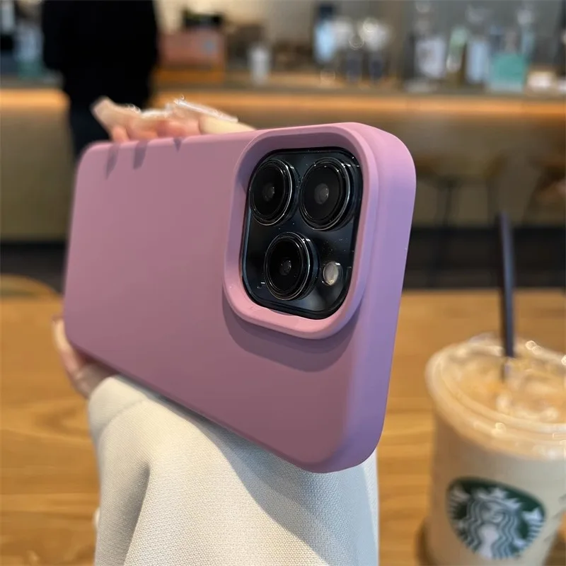 

Luxury shock-proof liquid silicone iPhone 14131211PROMAX all-in-one fall-proof soft shell fashion case