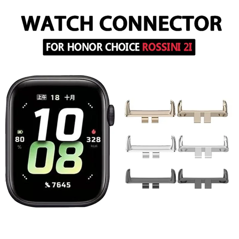 Фото 2 шт. металлические разъемы для Huawei Honor Choice ROSSINI 2i Smartwatch 20 мм разъем-адаптер браслет ремешок аксессуары №1