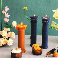 candle silicone molds table decoration handmade candles plaster soap making tools scented candles abstract sculpture