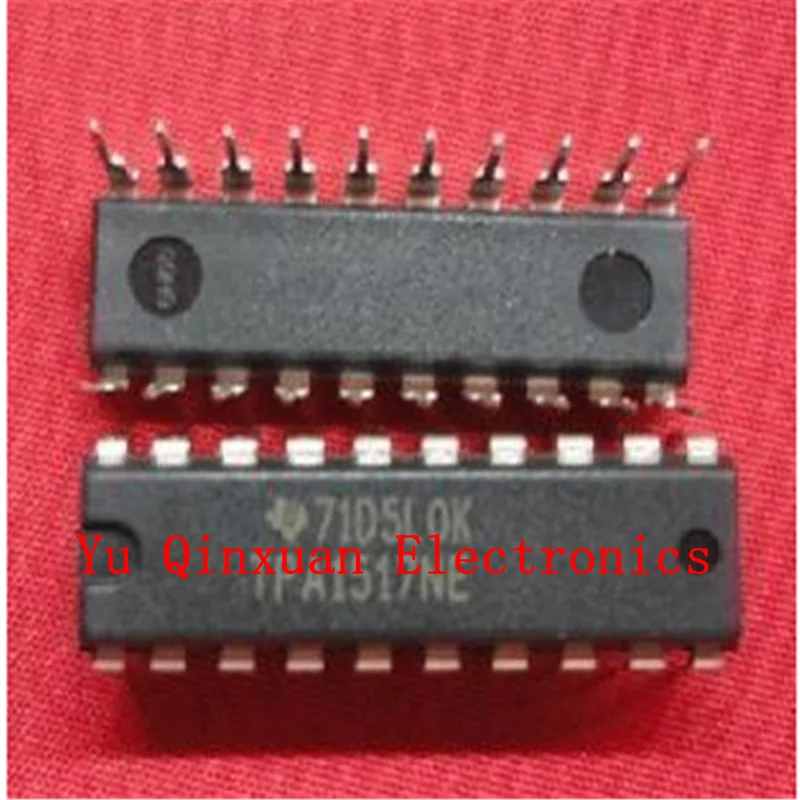 

TPA1517NE PDIP-20 Audio power amplifier, AB, 2 channels, 6W, 9.5V to 18V