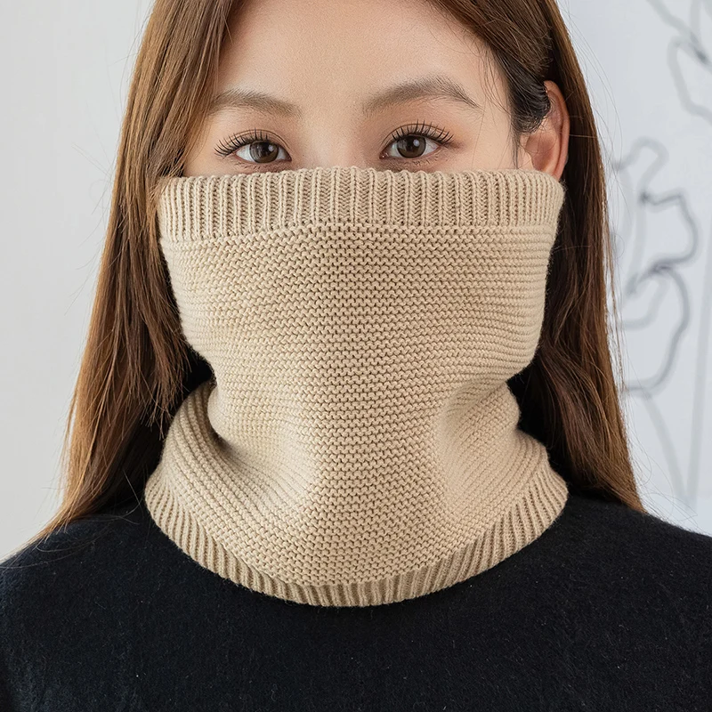 Многофункциональный модный шейный платок для женщин LMLAVEN зимний однотонный