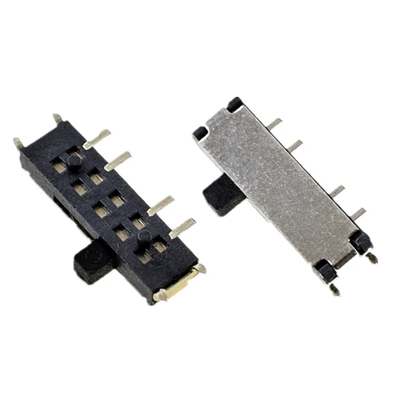 

[10 шт.] Φ 8Pin MSK-12C03-07 Micro SMD on-off-on 1P2T Switch