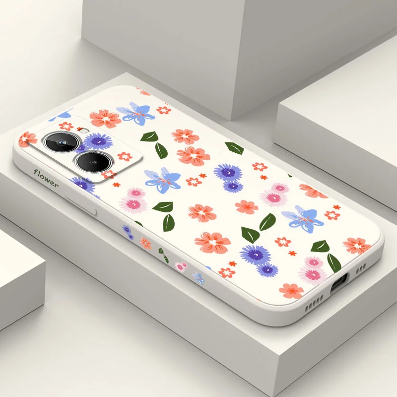 

Fluttering Flowers Case For OPPO Realme 10 10T 9 9i 8 8i 7 7i 6 Pro Plus C31 C30 C35 C11 C12 C15 C20 C21Y C25 S 4G 5G 2021 2020