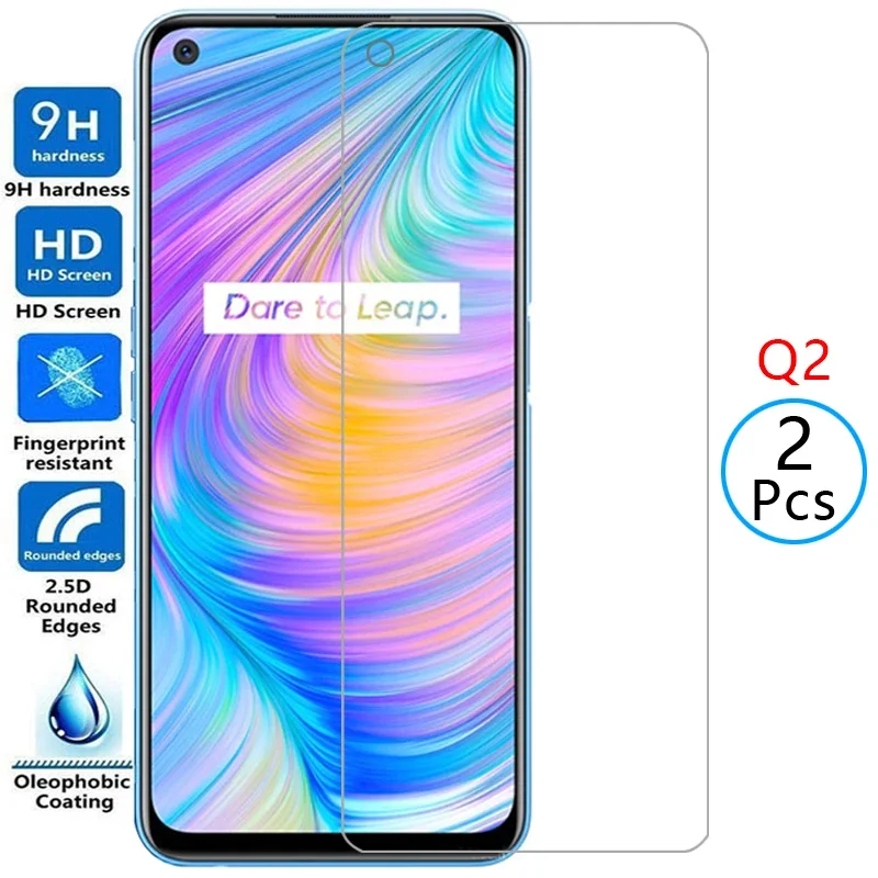 Защитное закаленное стекло для Realme q2 pro защитная пленка экрана Realmeq2 Realmi q 2 2q q2pro Reame