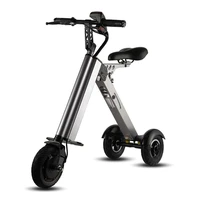 k7s simple shape mini e bike three wheel foldable electric scooter for adult intelligent electric bike bicycle 250w 36v 7 8ah
