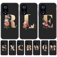 initial letter a z case for honor x8 case silicone cover for huawei honor 8x max x8 50 pro lite 8 x nova 8i luxury texture cover