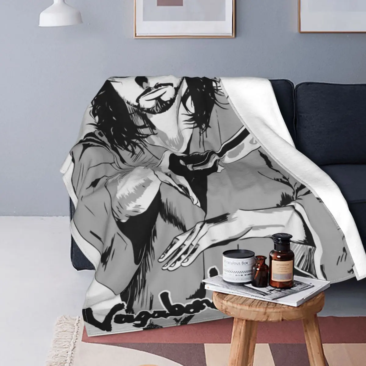 

Ультра-мягкое Флисовое одеяло Vagabond манга, модное удобное Походное покрывало