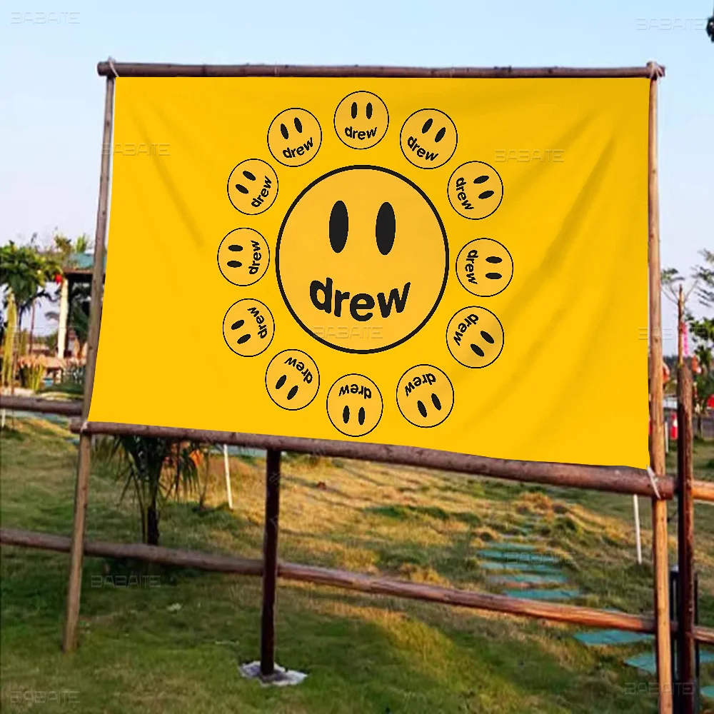 Джастин Бибер D-Drews Houses Banner INS Стиль Открытый вечерние украшения Атмосфера Флаг