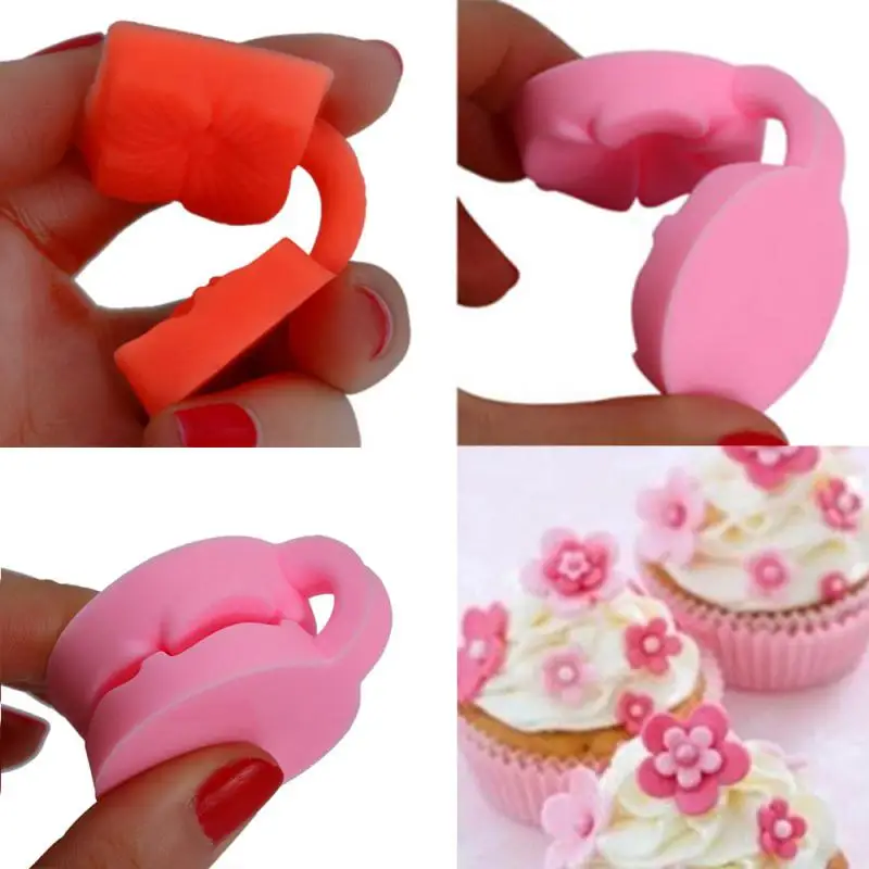 

Durable Baking Nould Flowers Silicone Kitchen Accessories Liquid Cake Mold Baking Tools