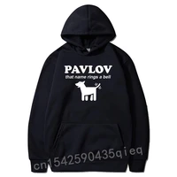pavlov that name rings a bell funny dog psychology hoodie sweatshirts prevalent long sleeve europe hooded clothes sudadera