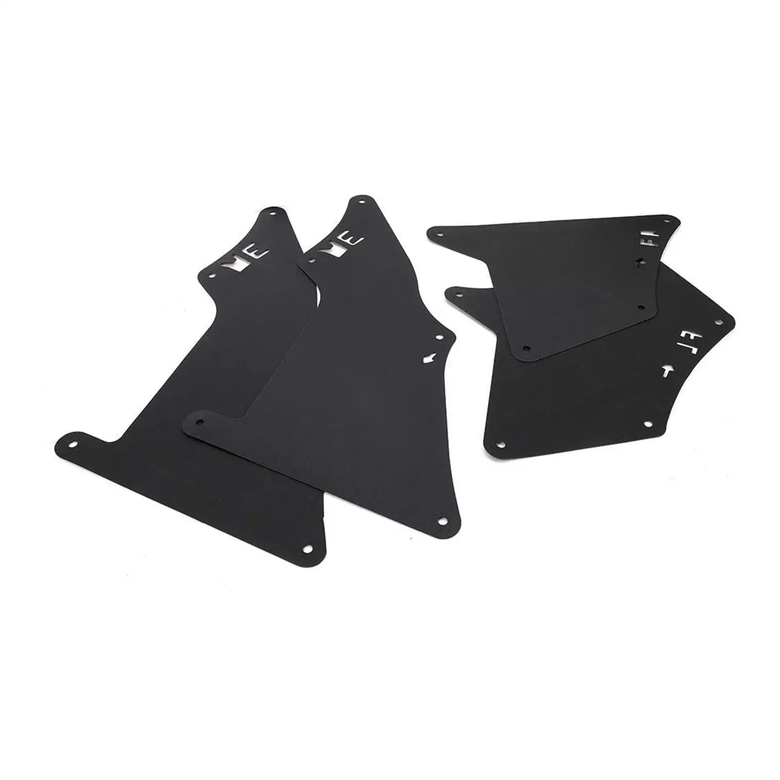 

4 Pieces Splash Guard Fender Liner Shields Replaces Durable Premium Splash Shield Guard Flap for Toyota Overbearing Prado