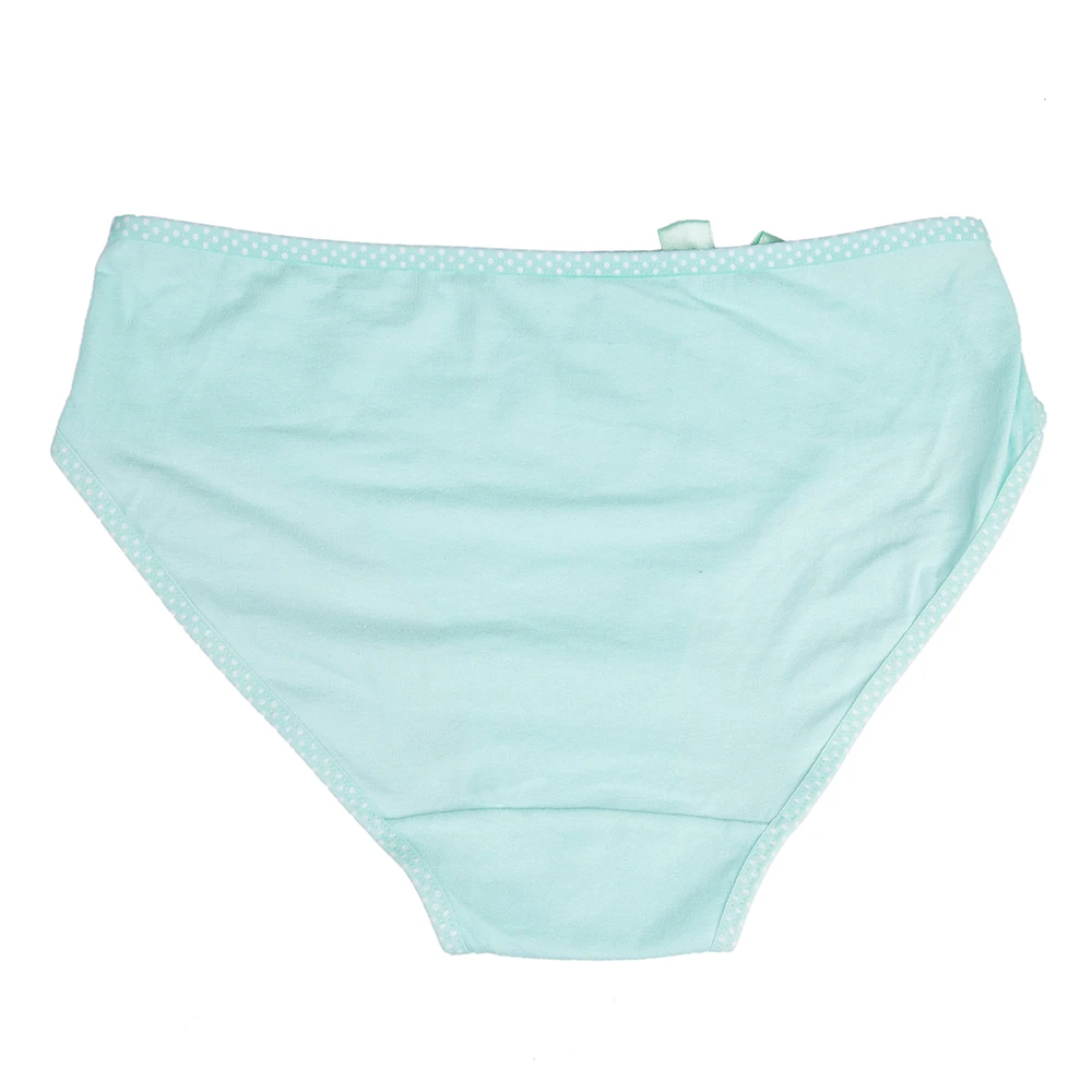 FUNCILAC Women's Briefs Appare Mid Waist Cozy Solid Bow Women Cotton Panties Underwear for Women Plus Size 2xl 3xl 4xl 6 pcs/lot