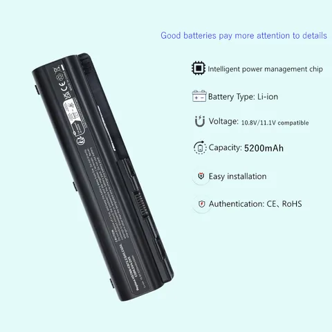 Аккумулятор для ноутбука EV06 для HP Pavilion DV4 DV5 DV6 G50 G61 G60 G71 для Presario CQ40 CQ41 CQ45 CQ50 CQ60 CQ61 CQ61z CQ70 CQ71