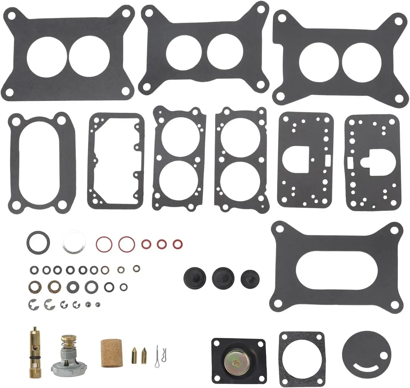 

Комплект для восстановления карбюратора для Holley 2BBL V6 и V8 Volvo Penta, OMC 3854020, 21533400