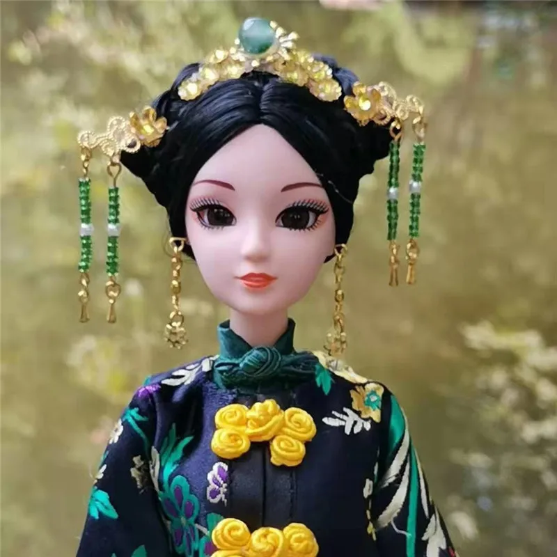 30 см китайский древний костюм кукольный комплект с одеждой аксессуары Wei Yingluo