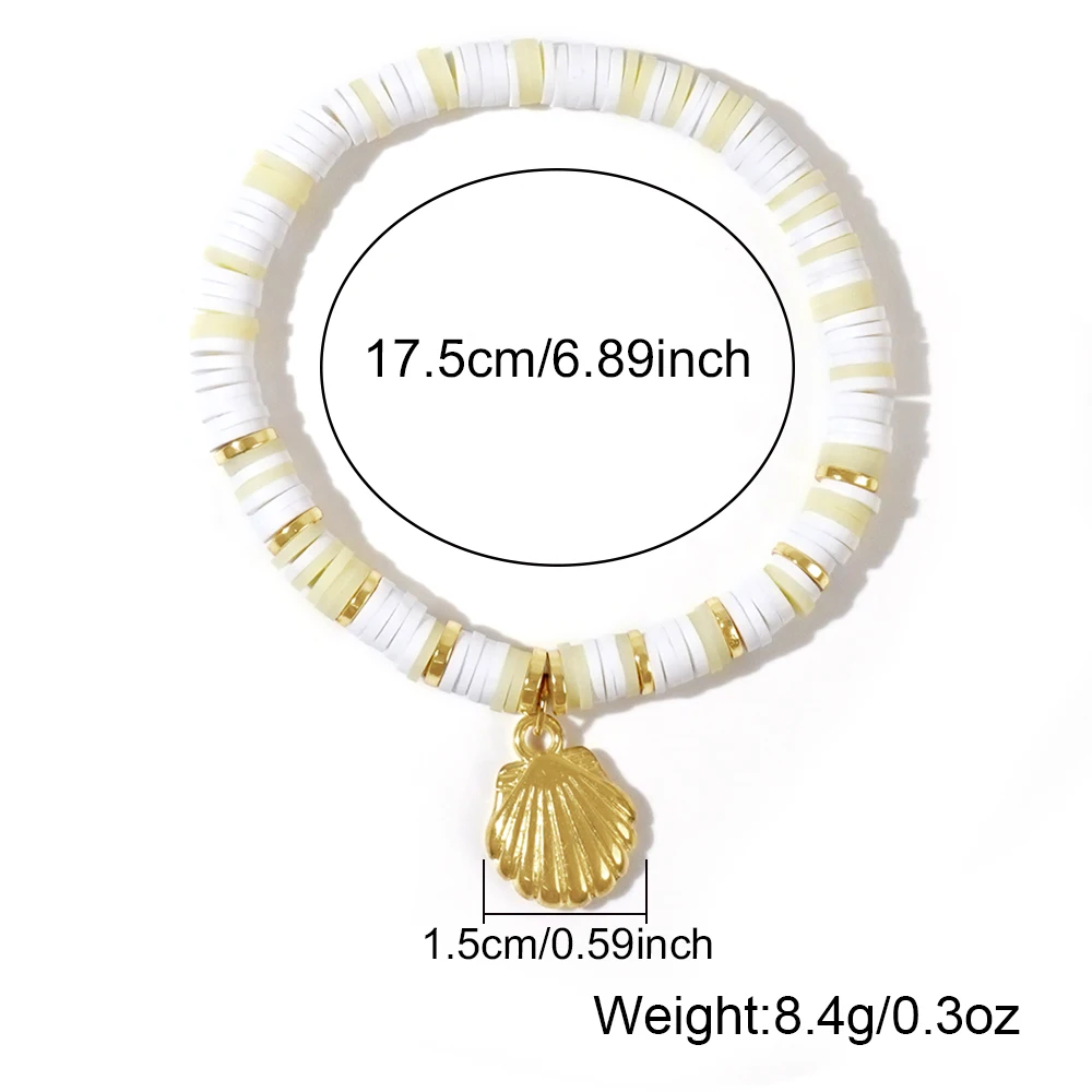 1 шт. мягкий керамический браслет из сплава в богемном стиле