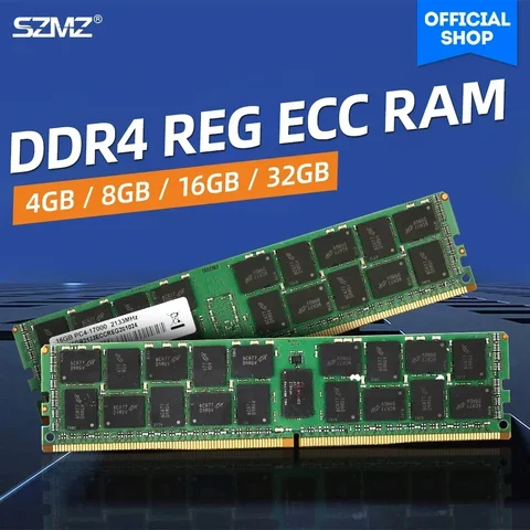 Серверная Память DDR4 REG ECC, 2400 МГц, 2133 МГц, 32 ГБ, 8 ГБ, 16 ГБ, 4 Гб, ОЗУ ECC REG для материнской платы X99 Xeon и рабочей станции