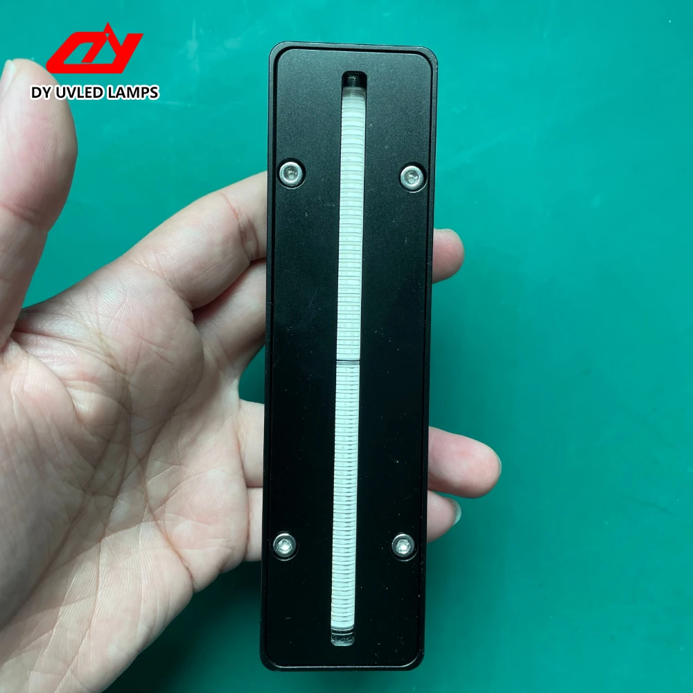 Фото UVLED Line Light Source Полимерирующая лампа Бестеневой клей УФ-лак для чернил Быстросохнущая УФ-лампа Линейная точечная лампа с водяным охлаждением 12010 №2