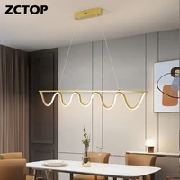 100cm goldblack led pendant lights for living room dining room kitchen bedroom home indoor decor chandeliers hanging lighting
