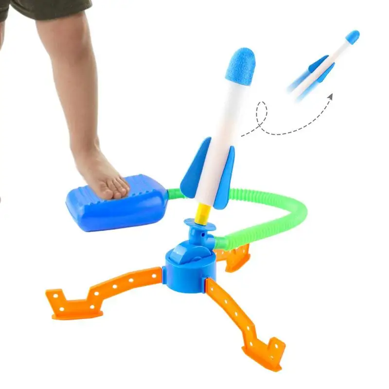 

Rocket Launch Up Toys Children's Outdoor Foot Pedal Launcher Toy Long-Distance Flight Children's Outdoor Toy For Backyard Lawn