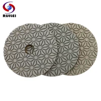 3 Steps 4Inch Diamond Polishing Pad Flexible Wet Polishing Pads For Granite Marble Stone Concrete Grinding Disc