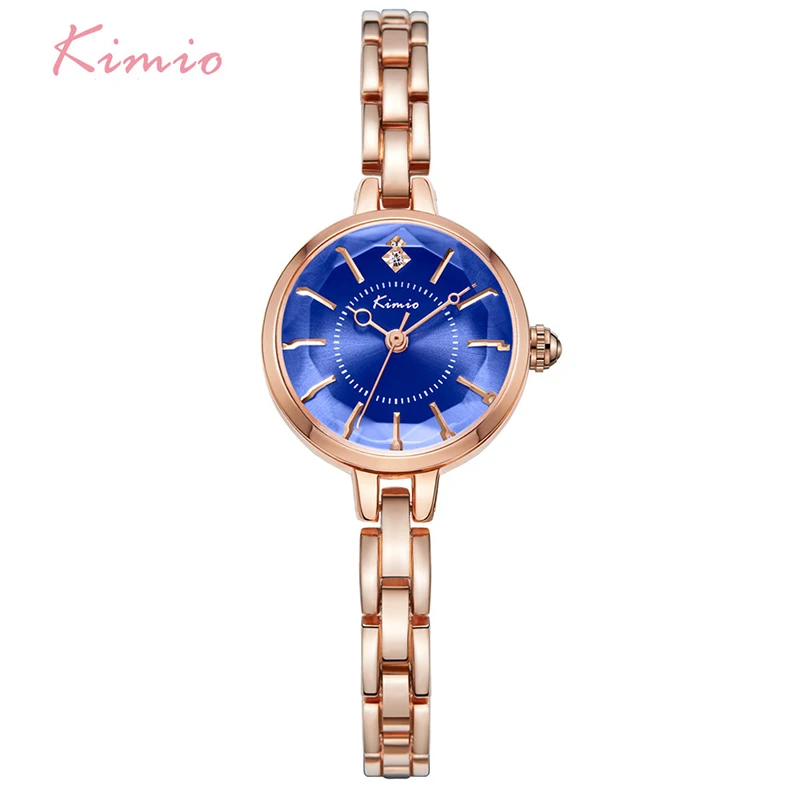 

A1510 Women Bracelet Watches New Ladies Crystal Multifaceted Dial Luxury Dress Wrist Watch Clock Rose Gold Relogio