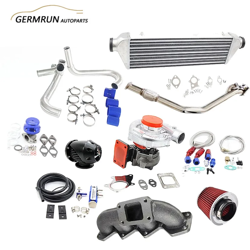 

Turbo Kits Fit For 1990-1993 MAZDA MIATA NA 1.6L BOLT-ON TURBO KIT BOV+DOWNPIPE+WASTEGATE KEEP P/W