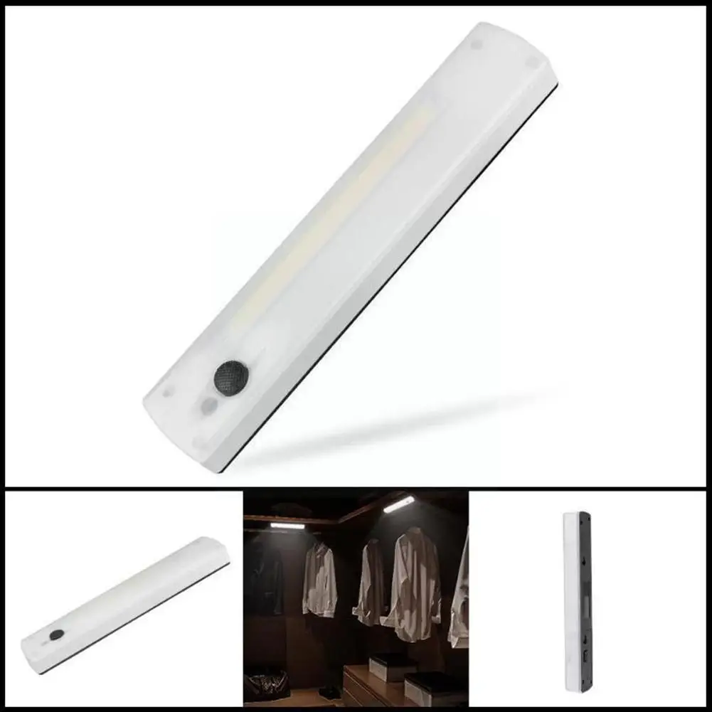 

Usb Rechargeable Motion Sensor Cabinet Light Lamp For Home Kitchen Bedroom Wardrobe Closet Night Lighting Led Lights Bar Wa V2b6
