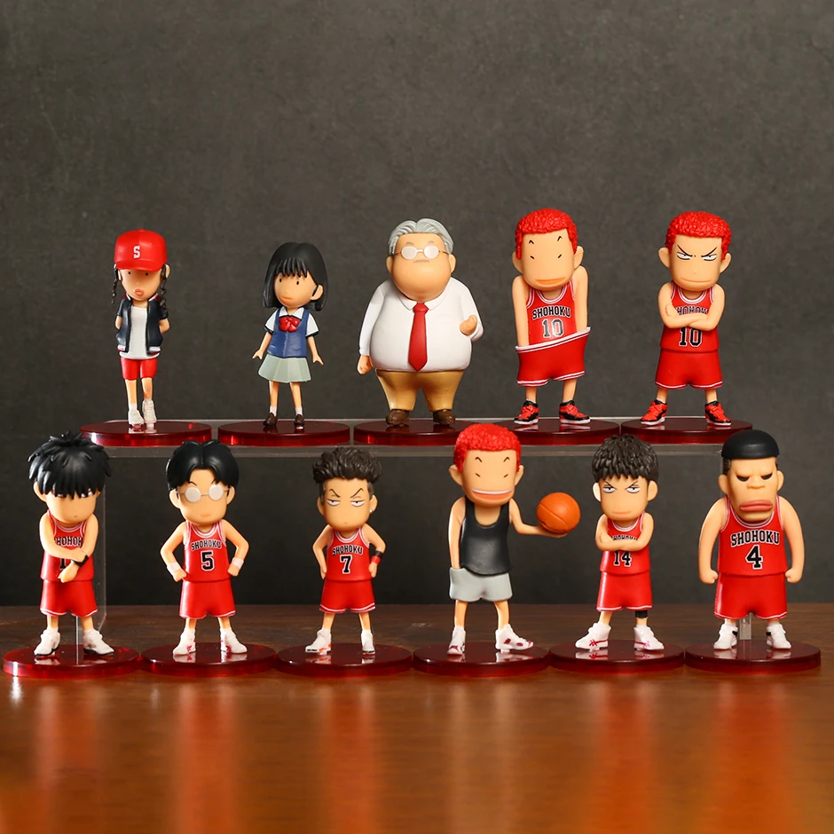 

The First Slam Dunk Movie Shohoku PVC Collection Figures Figurines Toy Doll Set