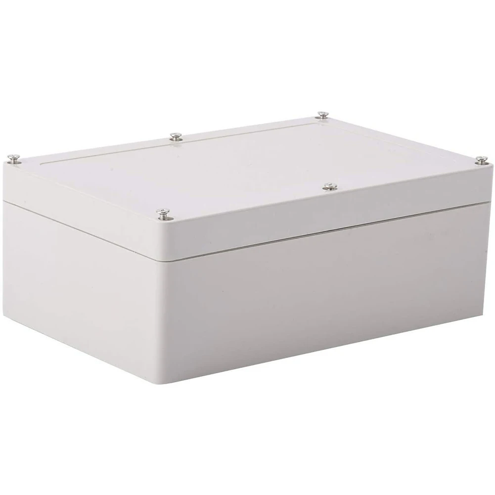 

Wiring Case Electrical Junction Box W/ Rubber Grommet Parts Replacement Accessories Engineering Box Light Gray