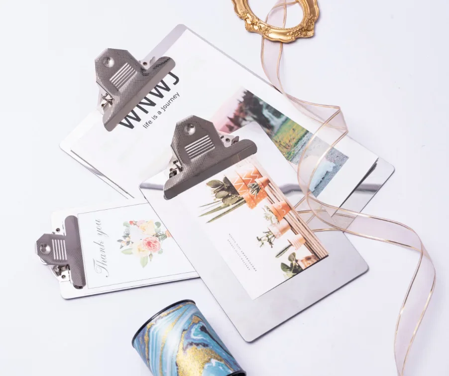 Металлическая зеркальная поверхность доска для файлов из нержавеющей стали