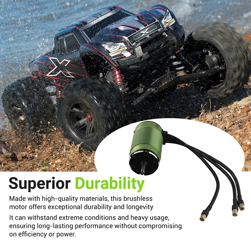 YSIDO 4274 3600KV Бесщеточный двигатель для RC ARRMA TRAXXAS EDF Лодка 1/8 Автомобиль Monster Truck Off Road