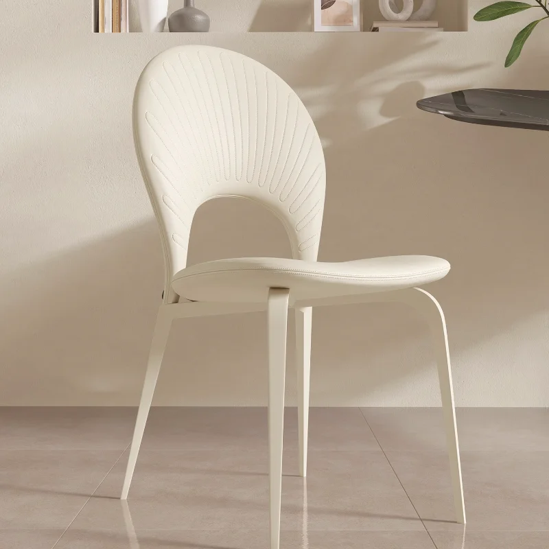 

Современные обеденные стулья в скандинавском стиле, белые садовые удобные стулья для взрослых, Минималистичная мебель для ленивых салонов,...
